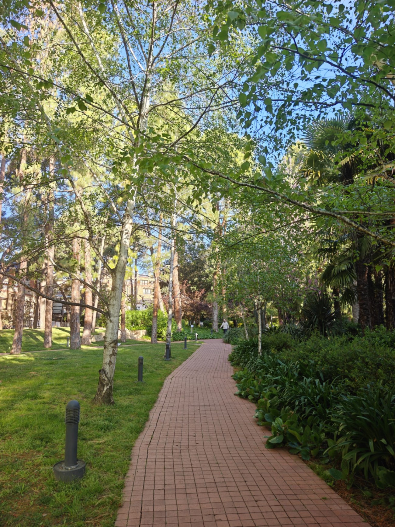 Paseo del jardín del Hotel Termes de Montbrió