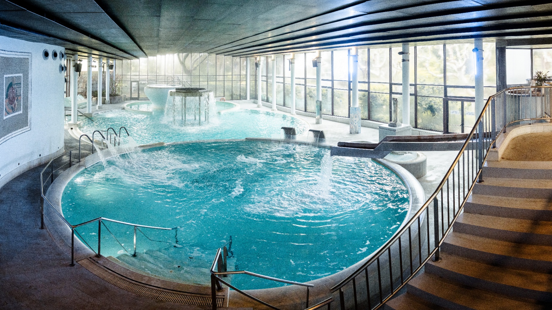 Piscina Aquatonic del Hotel Termes de Montbrió